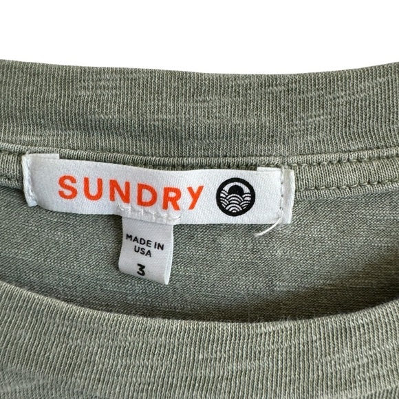 Sundry Ayana Ruffle Sleeve Midi Dress, Size 3 (Large) - Picture 6 of 10